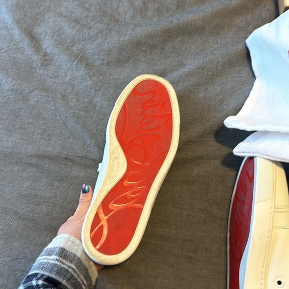 Christian Louboutin. Tennis shoes. Box and bag included. Word once. - Picture 4 of 6